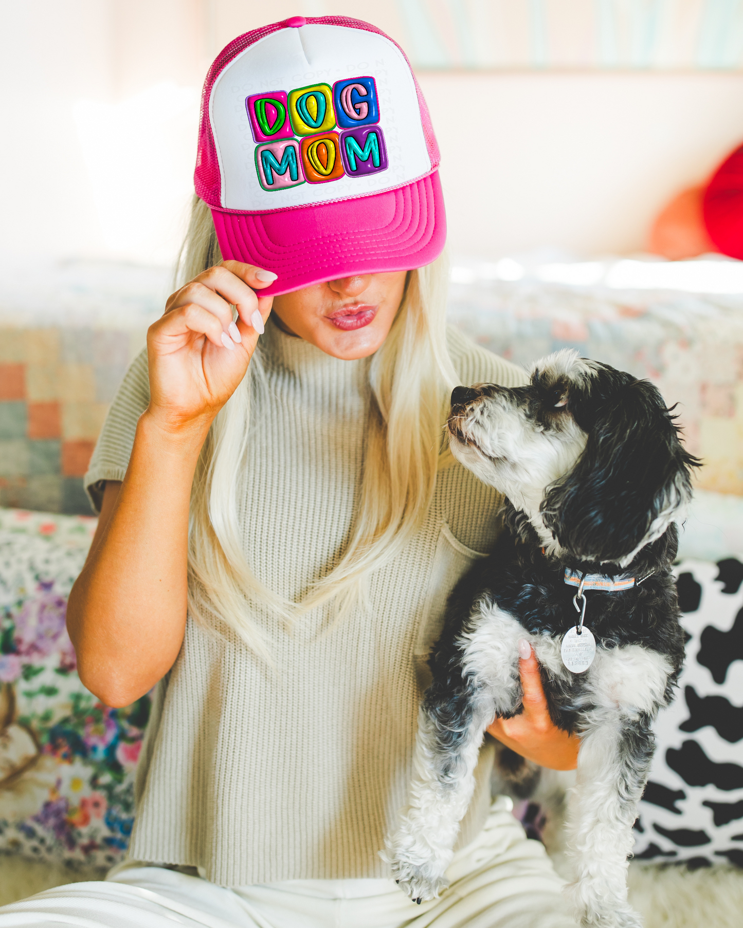 3D Dog Mom Color 07395