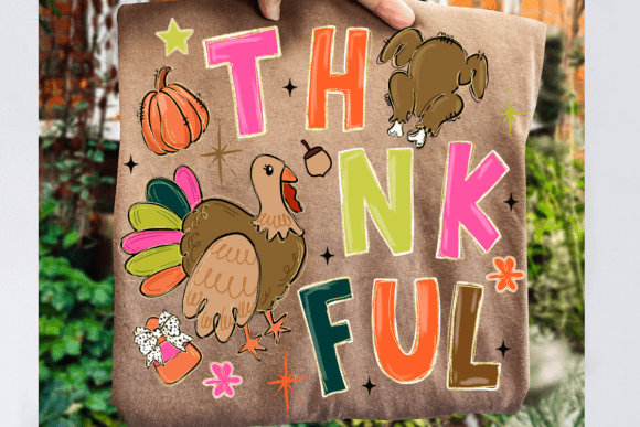 Doodle Glitter Thankful Turkey 00171