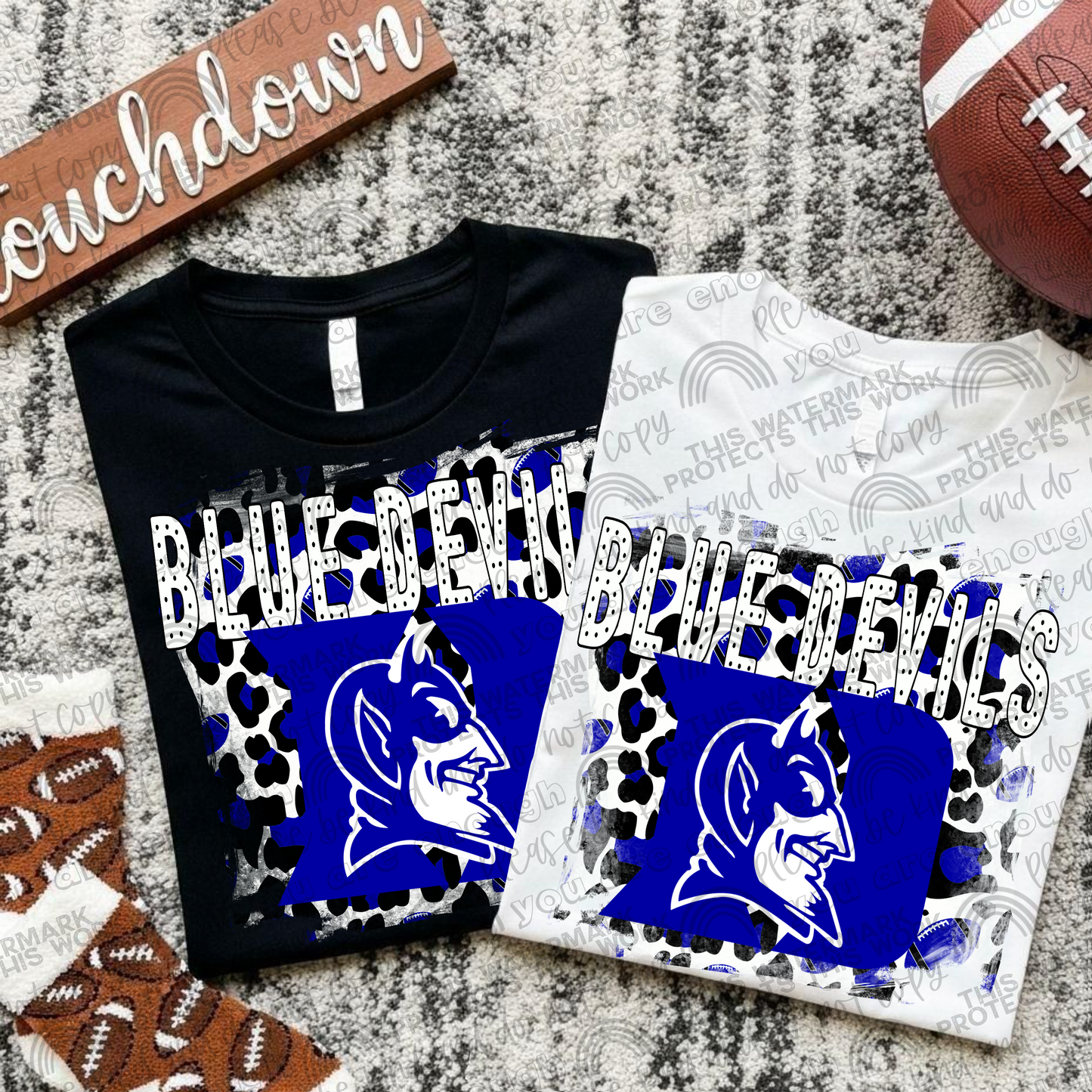 College Football Teams Leopard Splash (Choose Yours) 00289