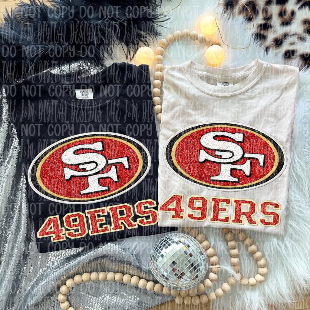 Faux Bling Pro Football Teams (Choose Yours) 07567