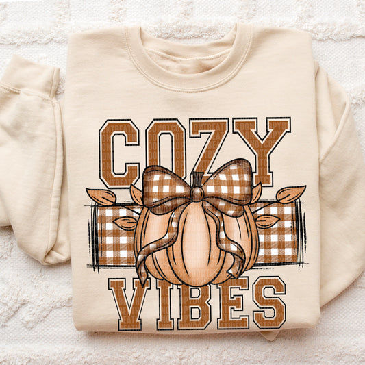 Cozy Vibes Buffalo Plaid Pumpkin Orange 04446
