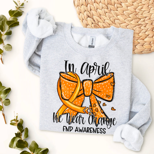 In April We Wear Orange FND Awareness Black 02726