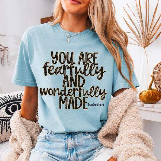 Fearfully Wonderfully Made Faux Gold Glitter 02774