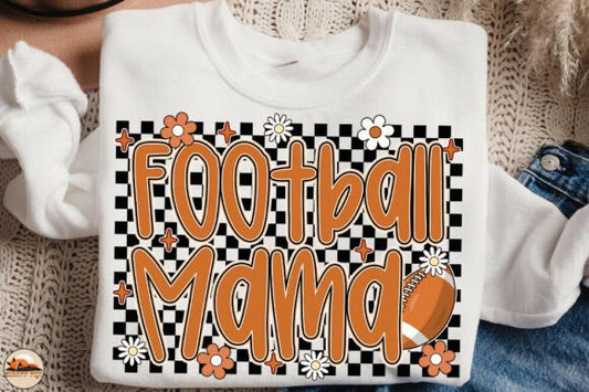 Football Mama Checkered 01111