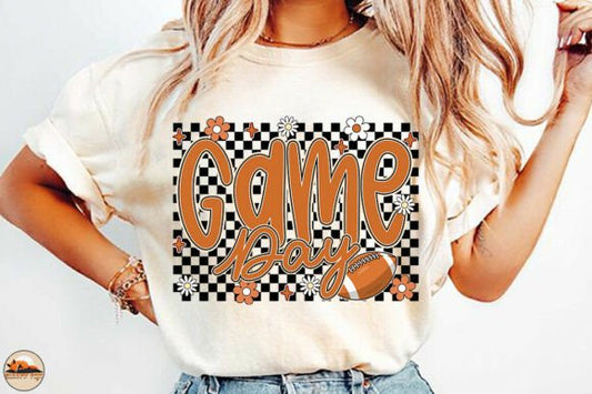 Football Game Day Checkered 01113
