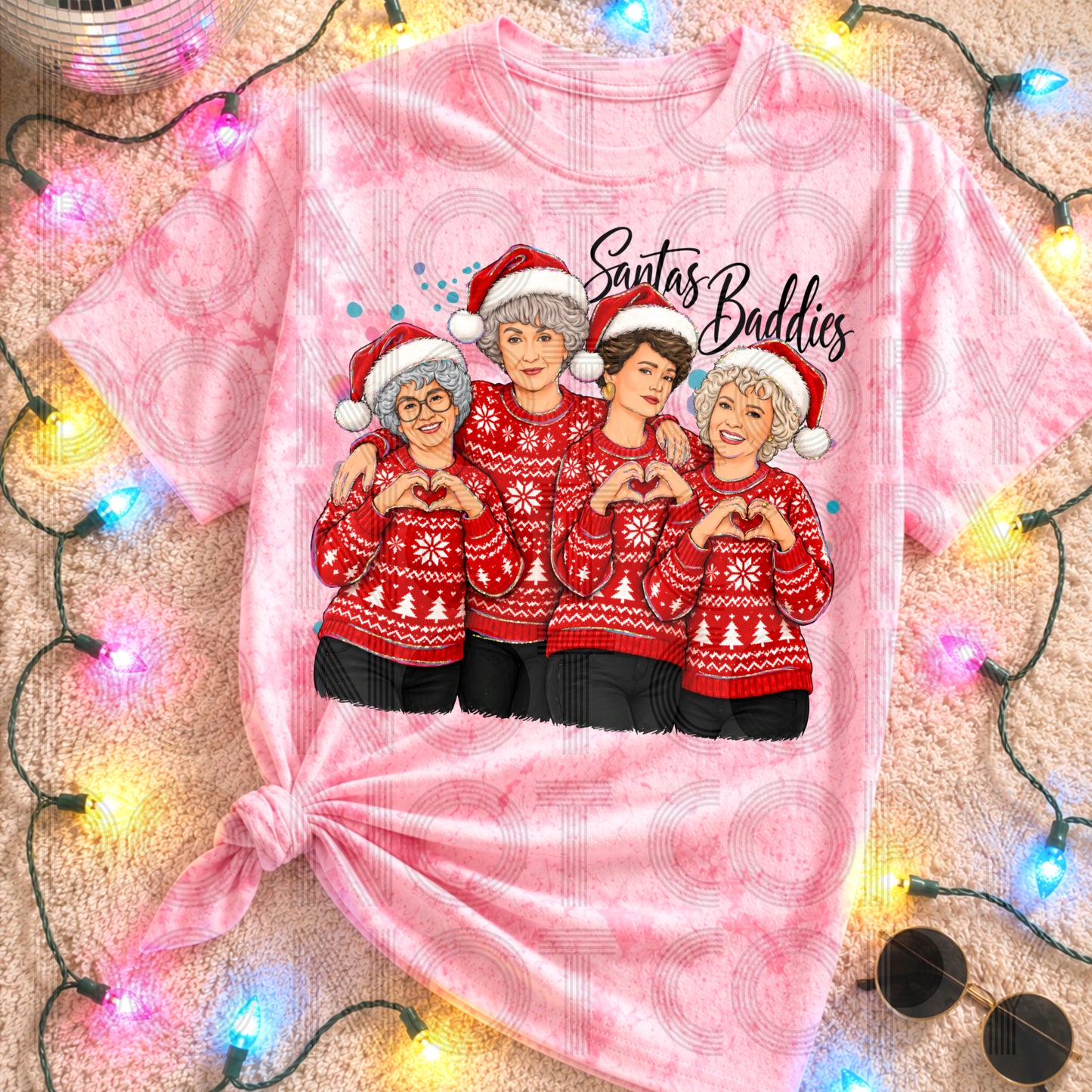 Delulu Golden Girls Santa Baddies (Words/No Words) 09479