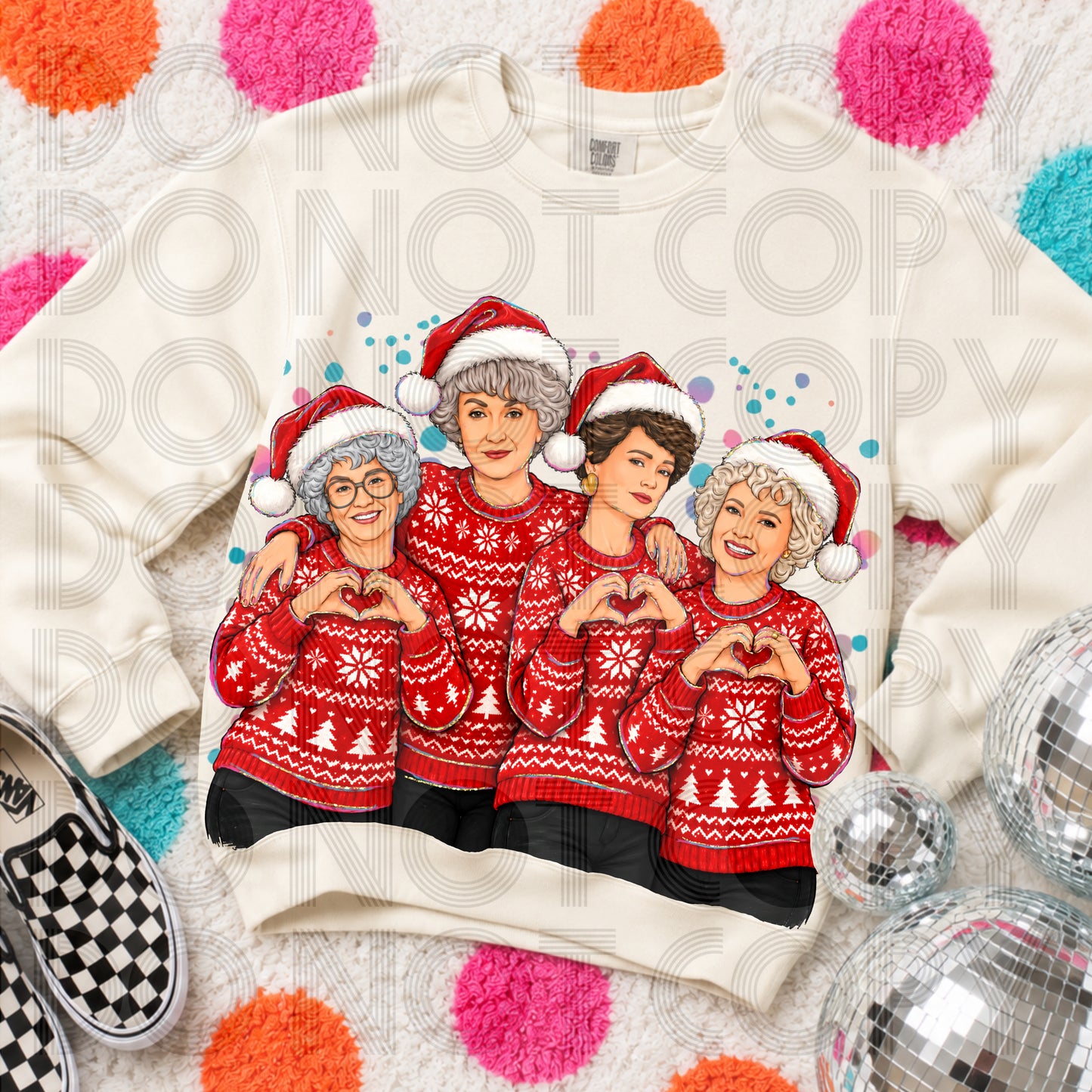 Delulu Golden Girls Santa Baddies (Words/No Words) 09479