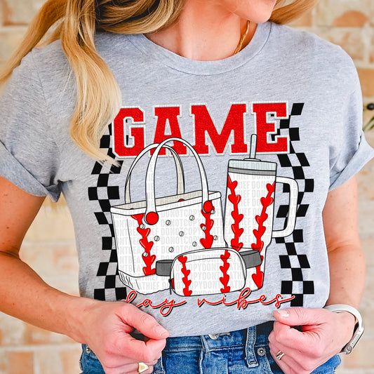 Baseball Game Day Vibes 08086