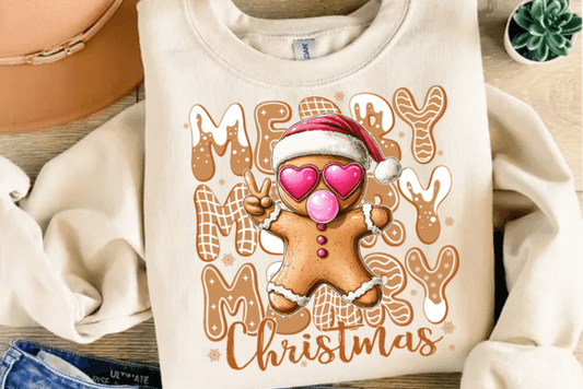 Merry Christmas Gingerbread Gum 01636