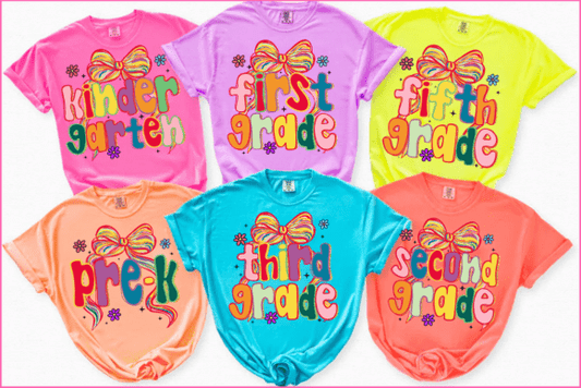 Faux Glitter Brushstroke Coquette Grade Levels (Choose Yours) 01605