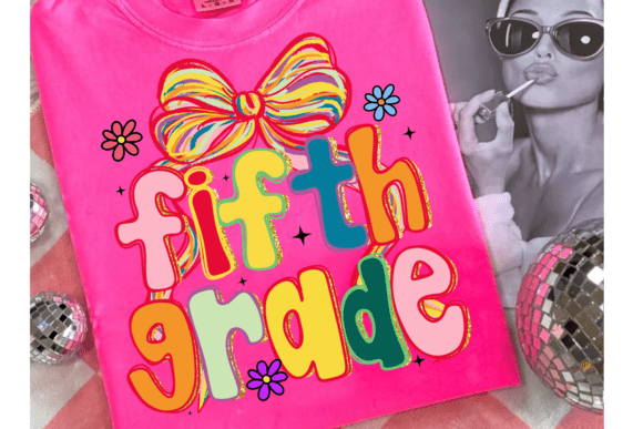 Faux Glitter Brushstroke Coquette Grade Levels (Choose Yours) 01605