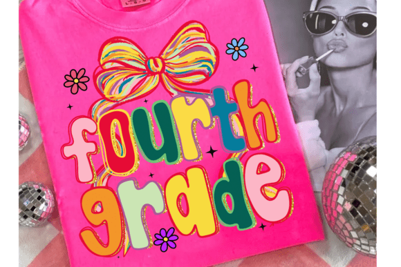 Faux Glitter Brushstroke Coquette Grade Levels (Choose Yours) 01605