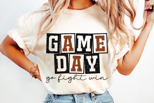 Football Game Day Go Fight Win 01479