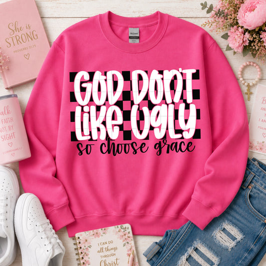 God Don't Like Ugly Black/White 08527