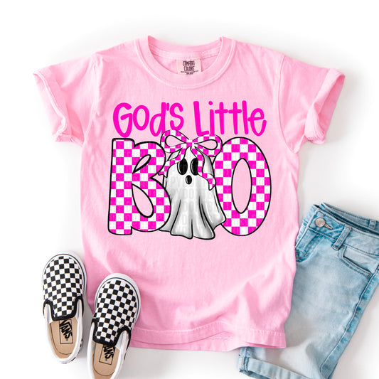 God's Little Boo Pink Checkered 01305
