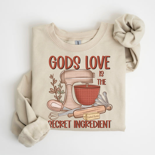 God's Love Is The Secret Ingredient DTF Transfer 03816