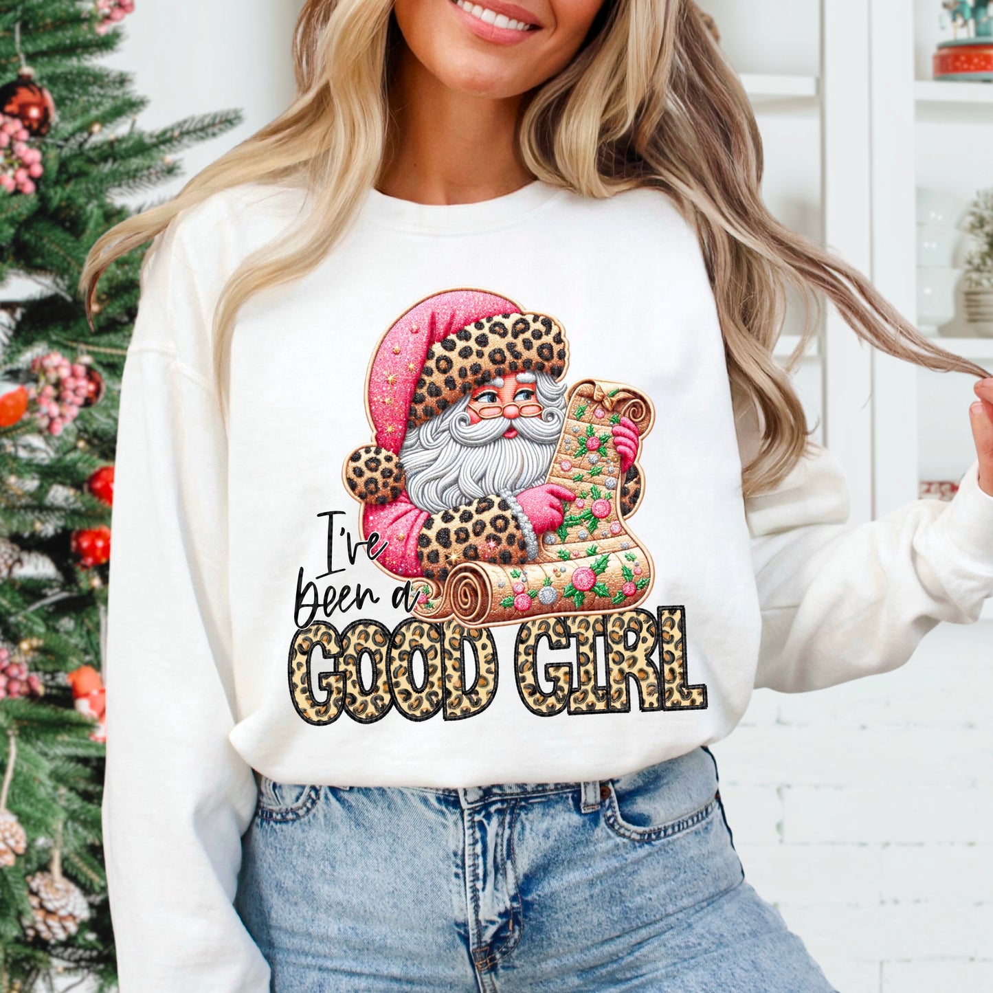 Good Girl Santa Leopard 04381