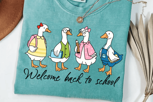 Welcome Back to School Goose 01405