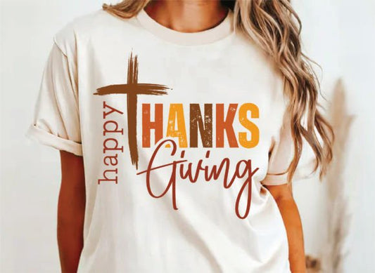 Happy Thanksgiving Cross 04519