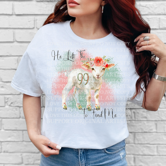 He left the 99 to find me 03055