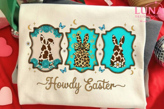 Howdy Easter Western Frames 07541
