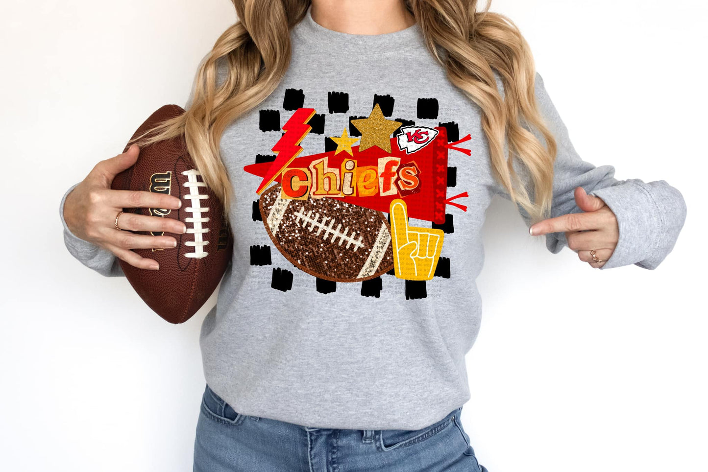 Chiefs Flag Collage Checkered 03251