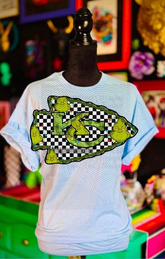 KC Green Guy Checker Football 07004