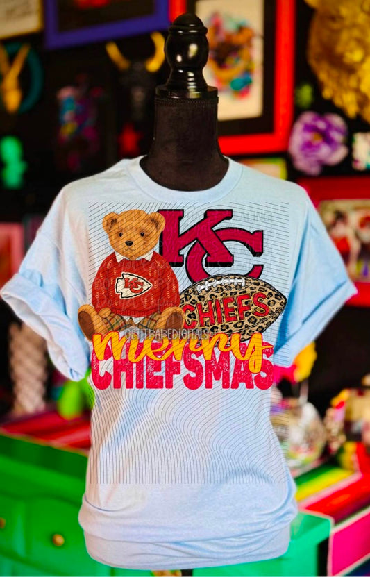 KC Bear Leopard Football 07003