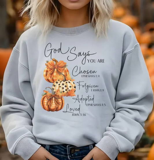God Says You Are Pumpkins 04453