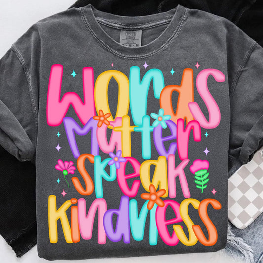Words Matter Speak Kindness 02016