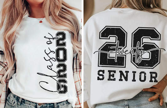 Black Senior 2026 (BACK ONLY) 01408