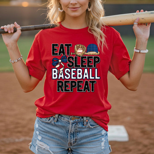 Eat Sleep Baseball Repeat 08147