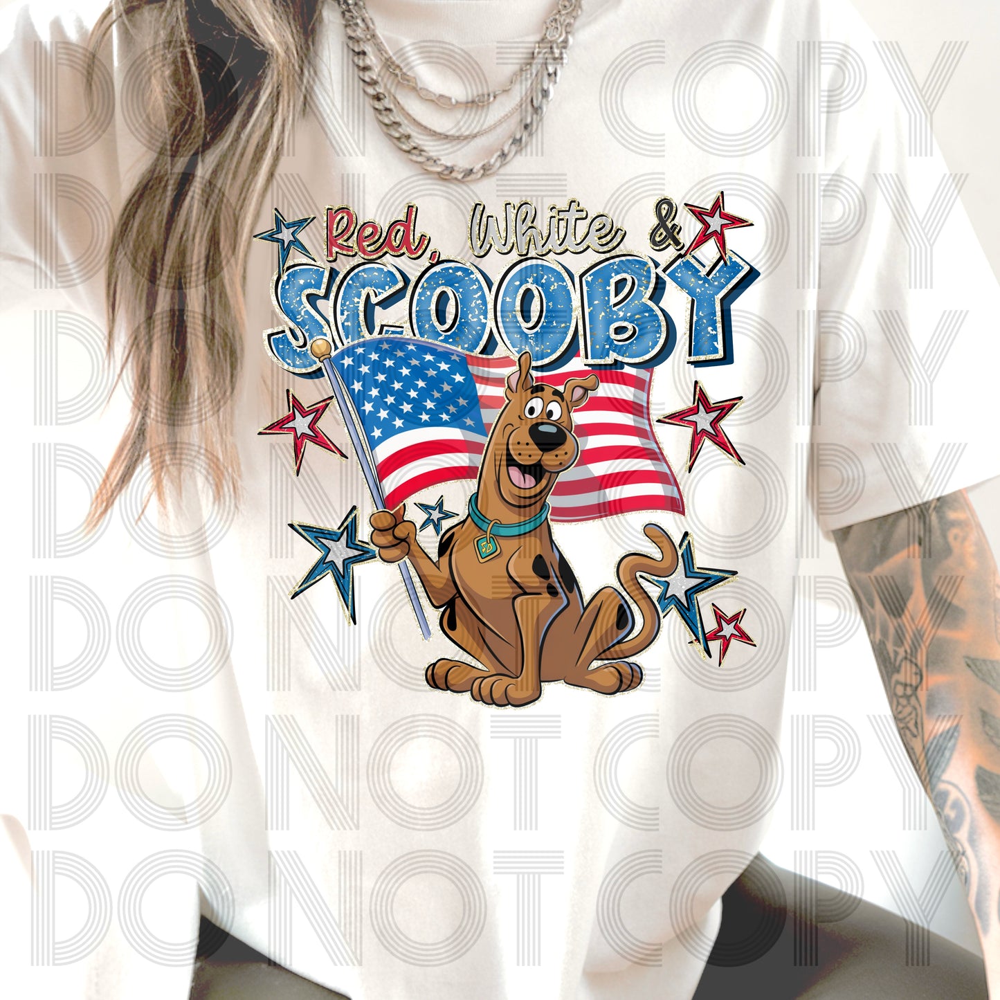 Red White and Characters (Choose Yours) 01933