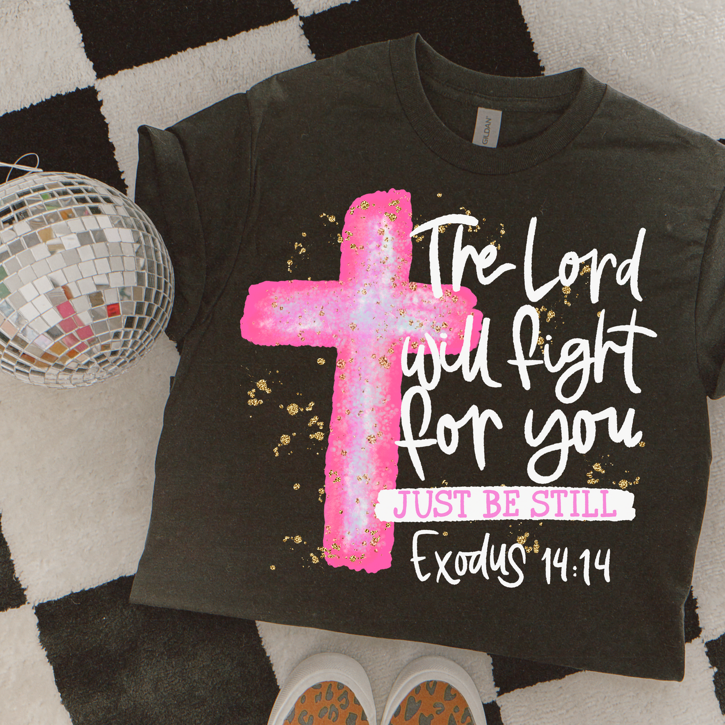 The Lord Will Fight for You White 08964