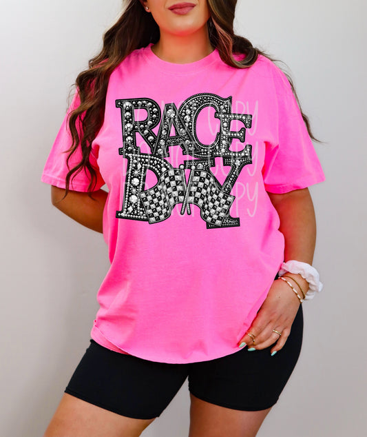 Race Day Faux Rhinestone 07785