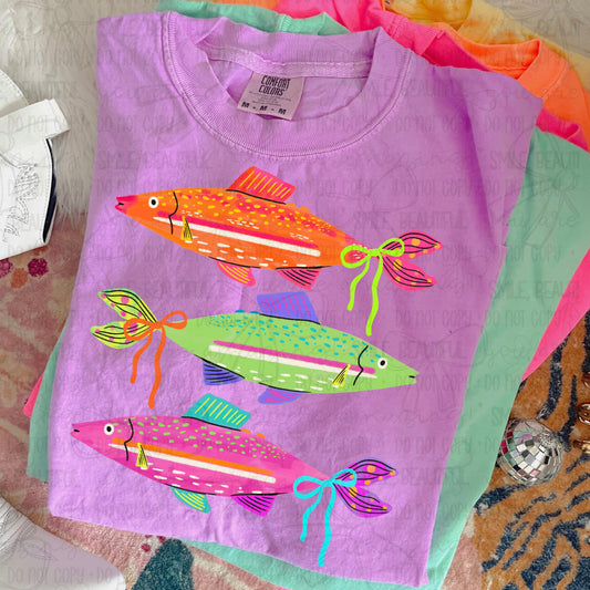 Bright Fish Trio Bows 08069