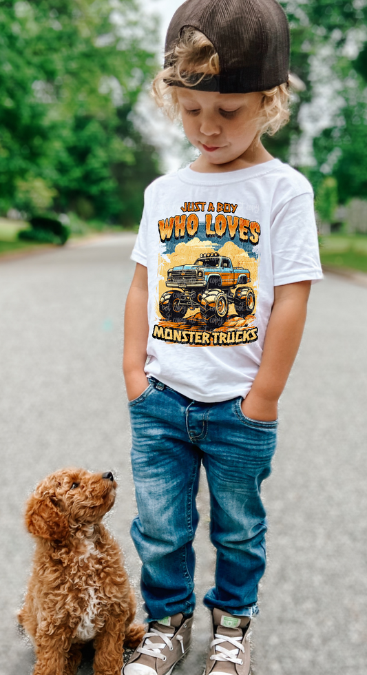Just a Boy Who Loves Monster Trucks 02155