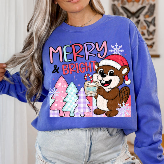 Merry Christmas Beaver 00579