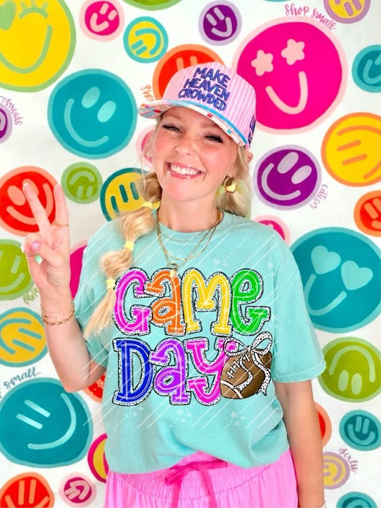 Preppy Game Day Football 08725