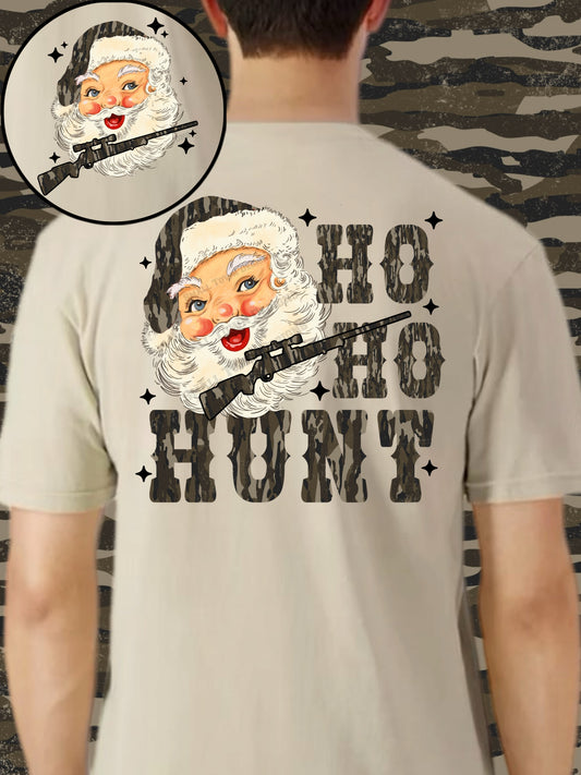 Camo Ho Ho Hunt Santa (BACK ONLY) 00294