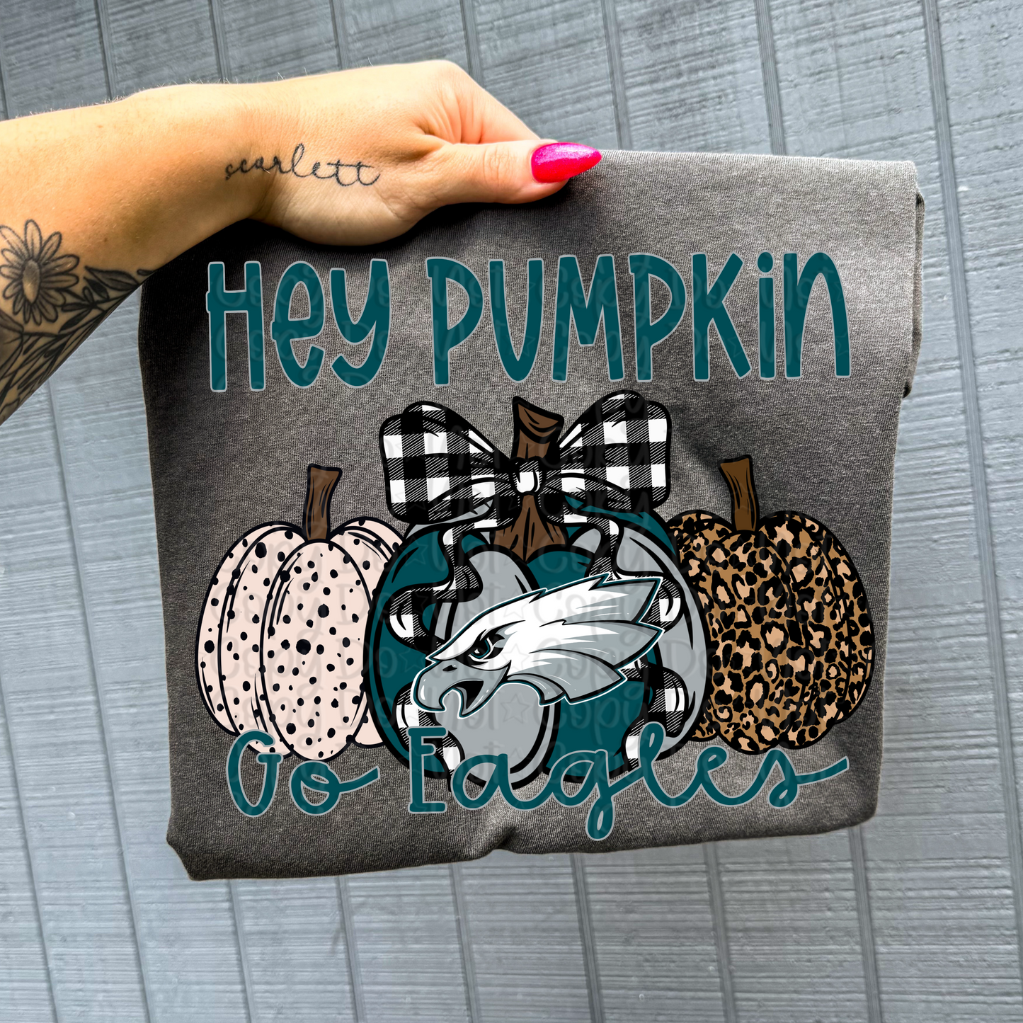 Pro Football Team Hey Pumpkin (Choose Yours) 00751