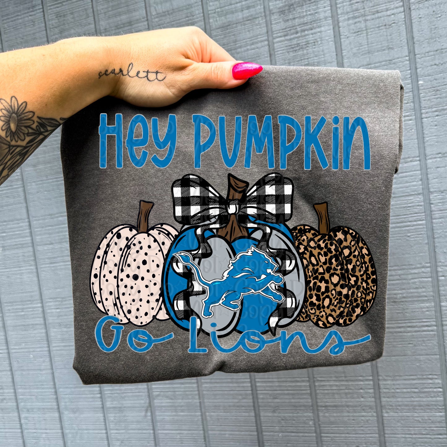 Pro Football Team Hey Pumpkin (Choose Yours) 00751