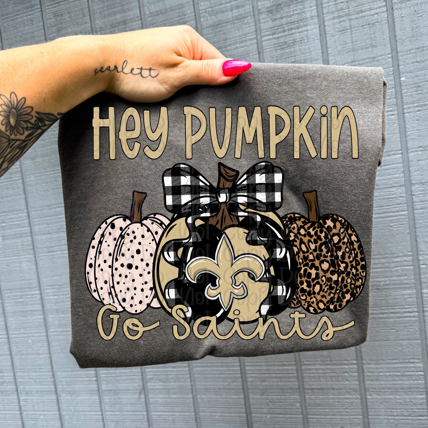 Pro Football Team Hey Pumpkin (Choose Yours) 00751