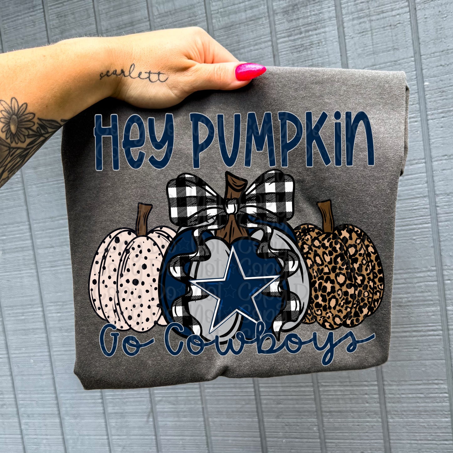 Pro Football Team Hey Pumpkin (Choose Yours) 00751