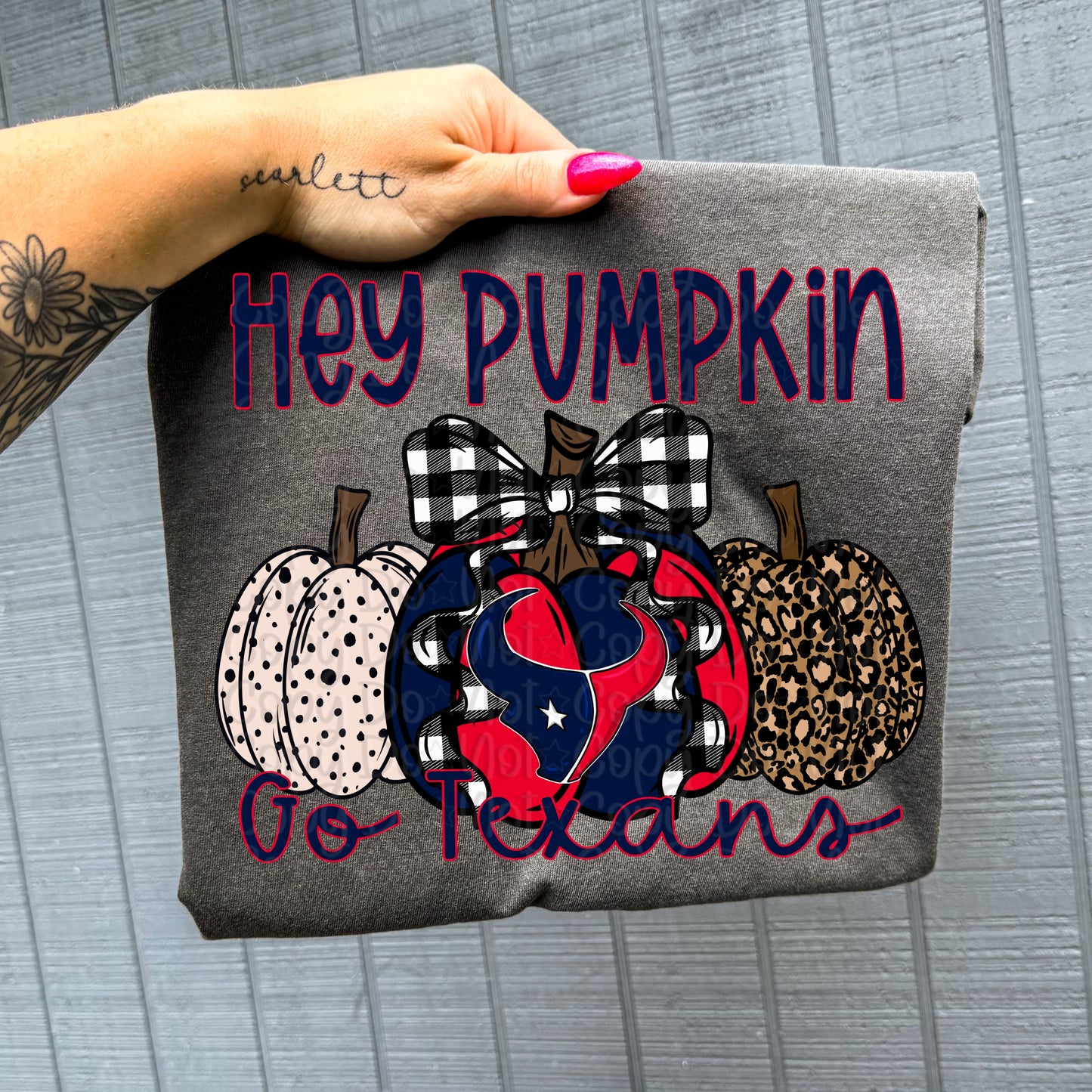 Pro Football Team Hey Pumpkin (Choose Yours) 00751