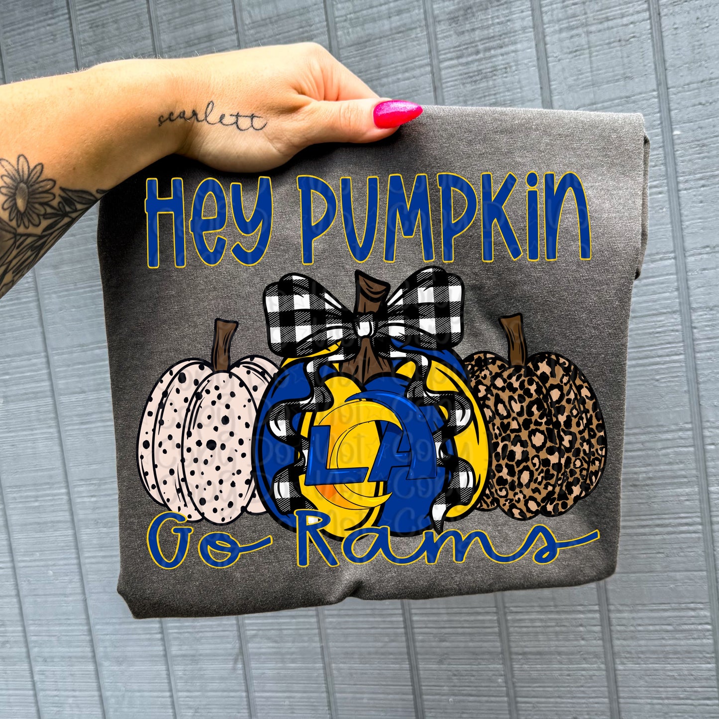 Pro Football Team Hey Pumpkin (Choose Yours) 00751