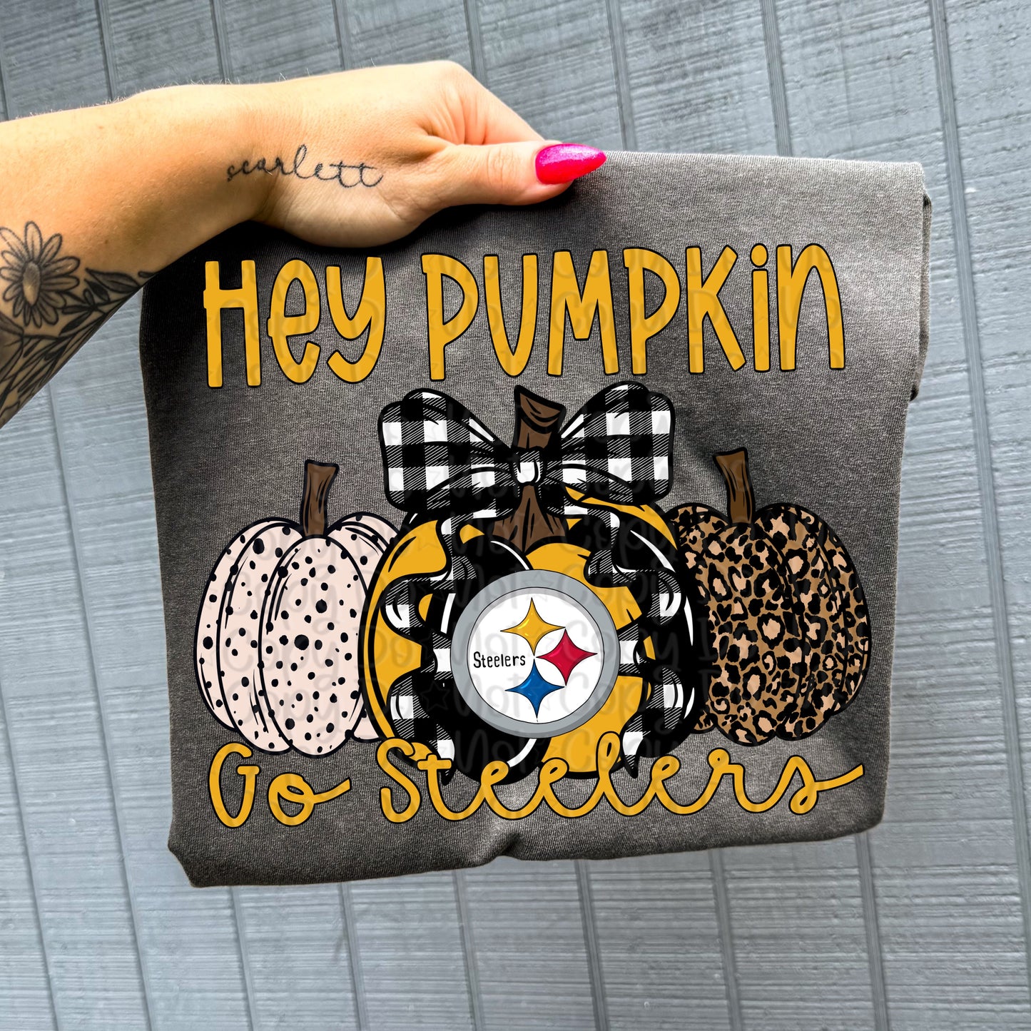 Pro Football Team Hey Pumpkin (Choose Yours) 00751