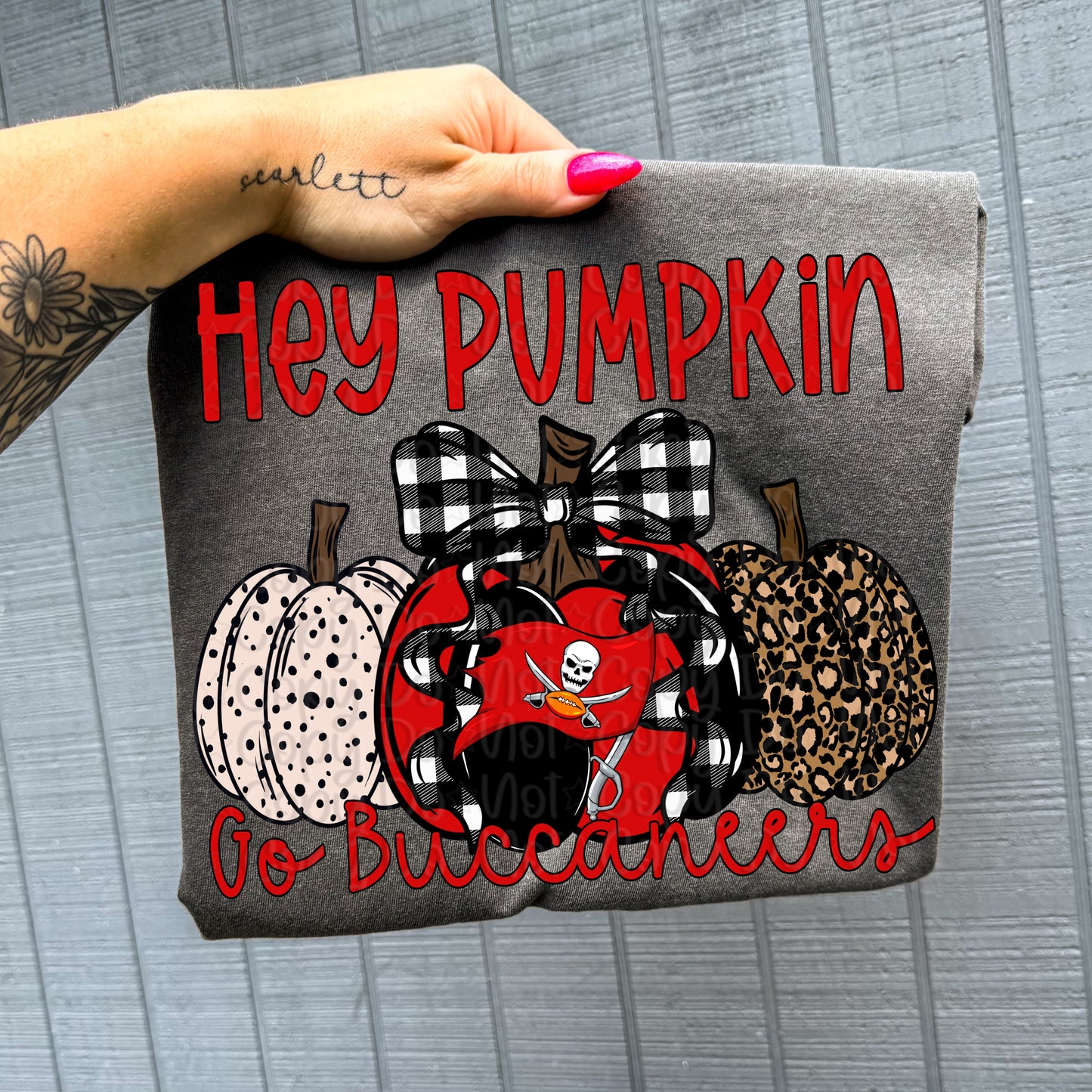 Pro Football Team Hey Pumpkin (Choose Yours) 00751