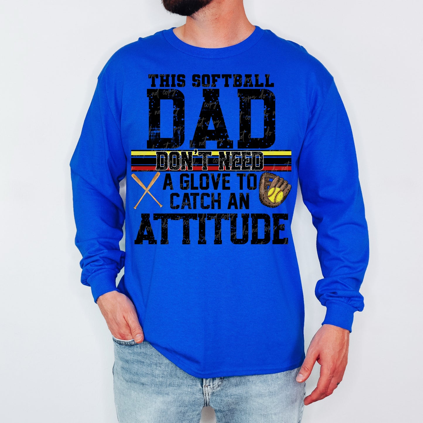 Softball/Baseball Mama + More Don't Need A Glove to Catch Attitude (Choose Yours) 07862