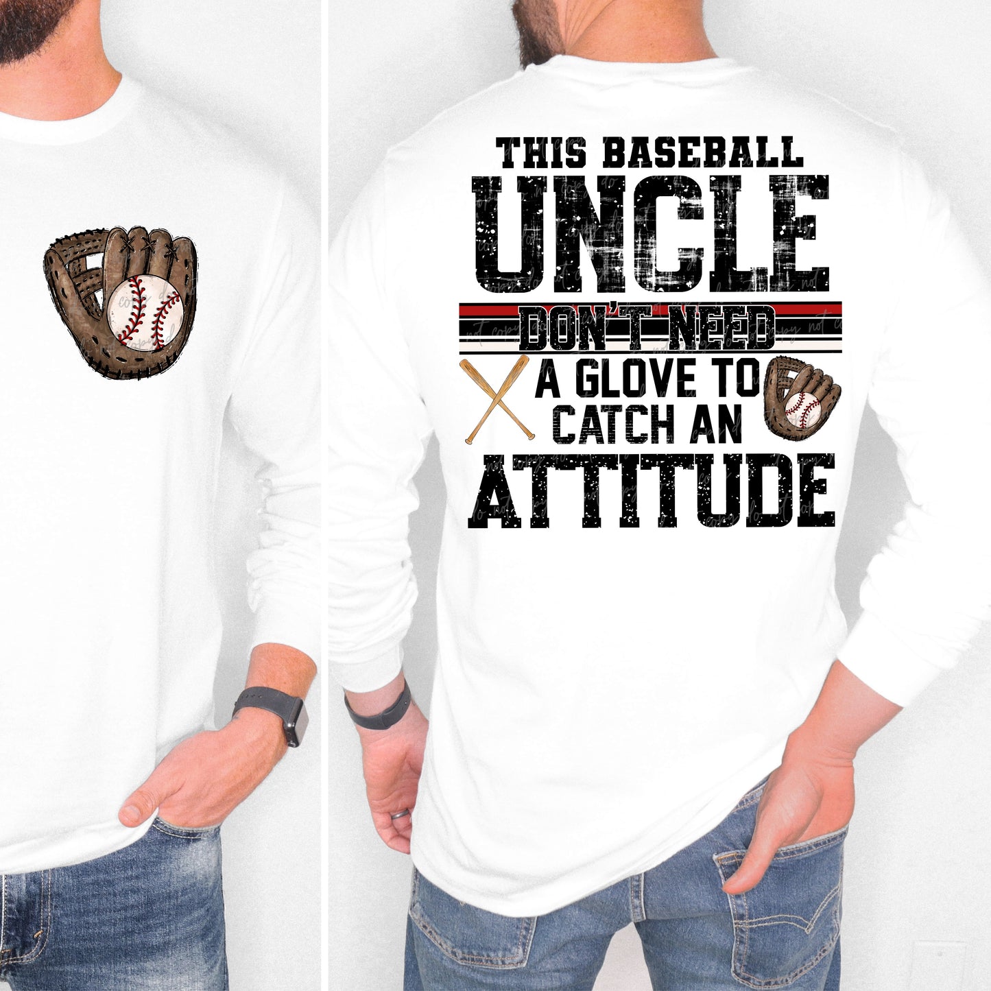 Softball/Baseball Mama + More Don't Need A Glove to Catch Attitude (Choose Yours) 07862